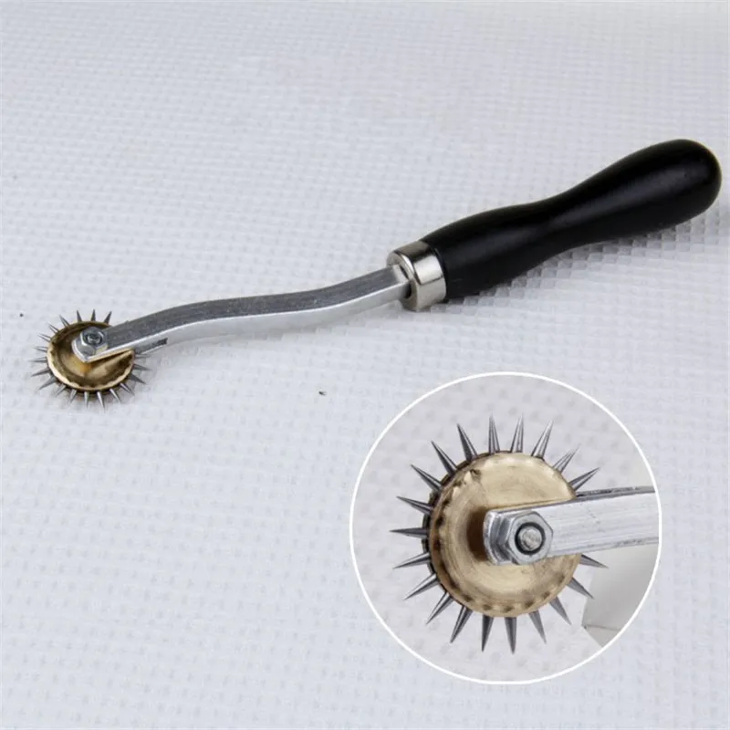 Профессиональная нержавеющая сталь DIY кожа оверстежка колесо шестерни рулетка