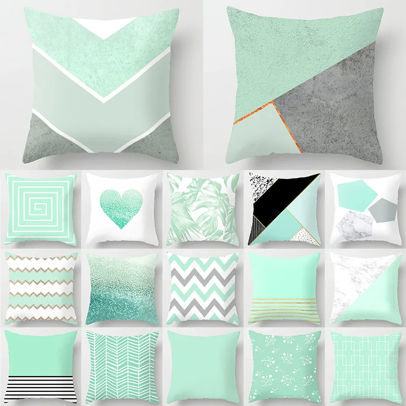 

Мрамор Геометрический Узор Декоративная Подушка Наволочка Чехол для подушки из полиэстера подушка для дивана украшения мультипликационны...