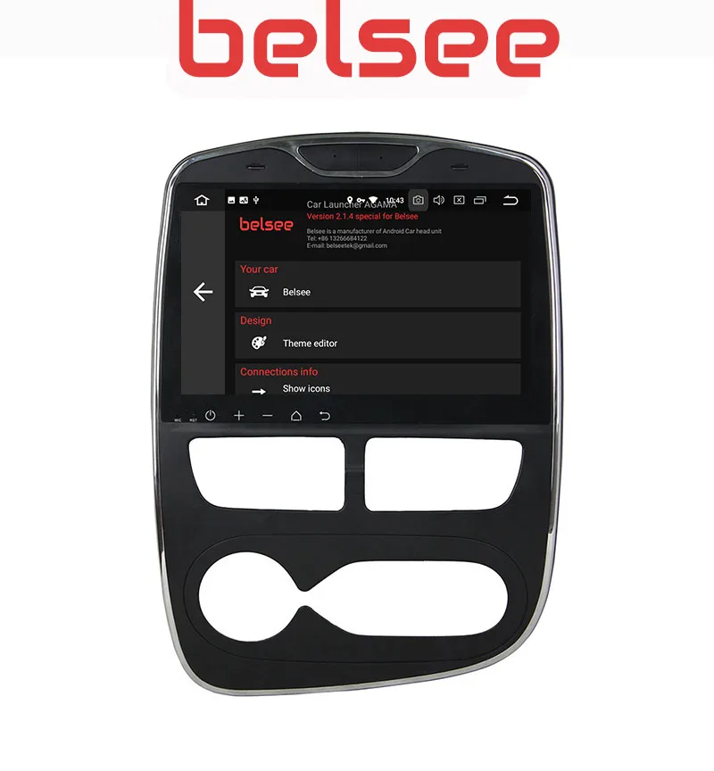 Автомагнитола Belsee на Android 10 1 с сенсорным экраном 9 0 дюйма автомагнитола GPS