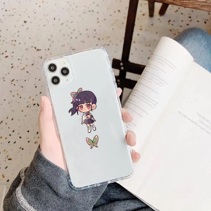 

ghost slayer Phone Case Transparent for iPhone 11 12 mini pro XS MAX 8 7 6 6S Plus X 5S SE 2020 XR