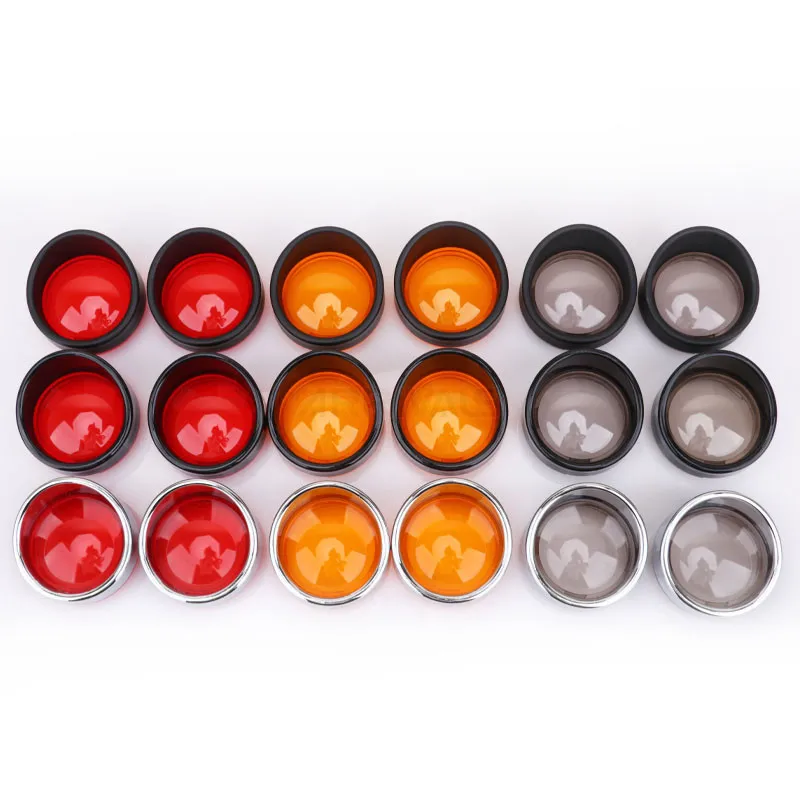 

Motorcycle Turn Signal Light Blinker Lens Bezels Trim Ring Visor Cover For Harley Softail Sportster Touring Sportster V-Rod