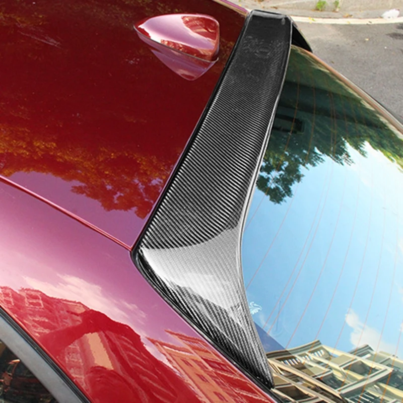 Автомобильный Стайлинг спойлер на крыше из углеродного волокна крыло заднего
