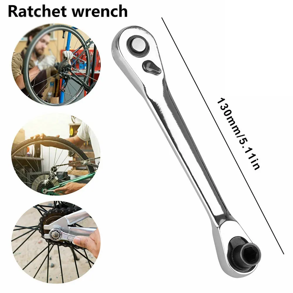 

Mini 1/4 inch Double Ended Quick Socket Ratchet Wrench Rod Screwdriver Bit Tool Contain 1 x Ratchet Handle Wrench