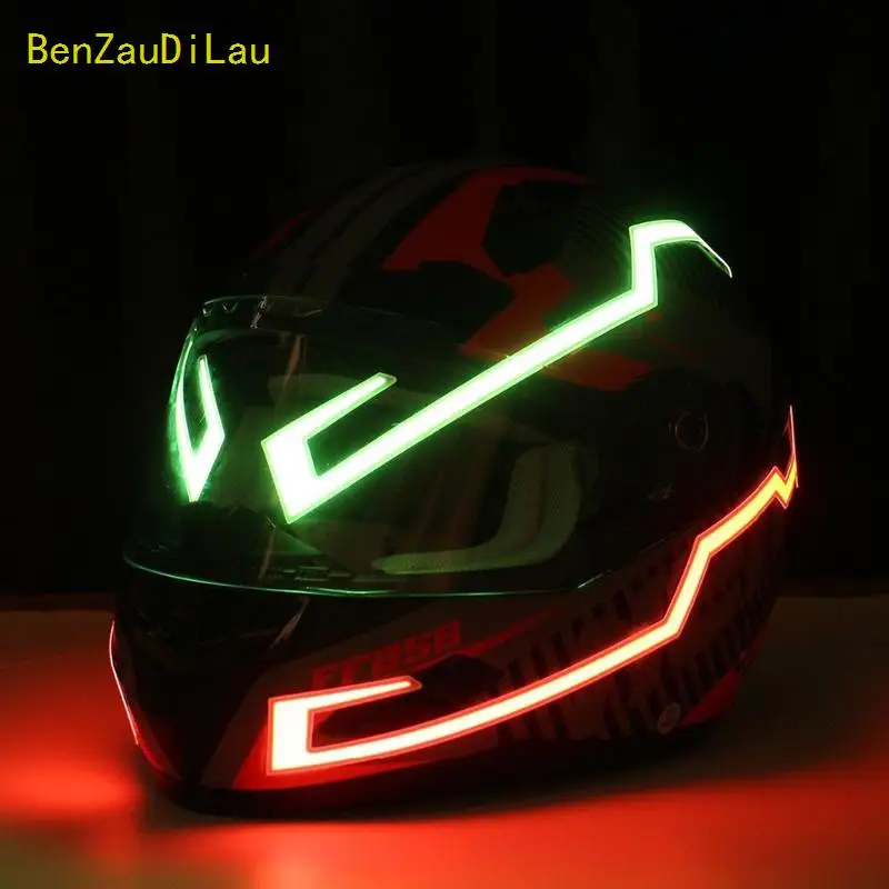 Мотоциклетный шлем EL холодный свет мод комплект DIY Tron шлемы режим ночного времени