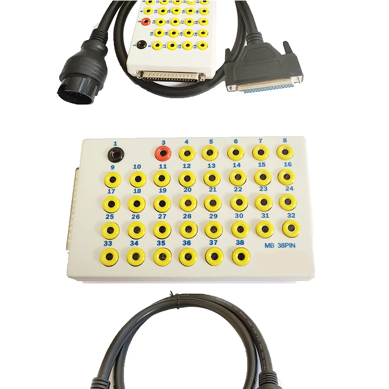 

38 Pins OBD OBD2 Line Signal Testers Detect OBD2 Data diagnostic system Diagnostic Tool For Benz Cars Cable and connector