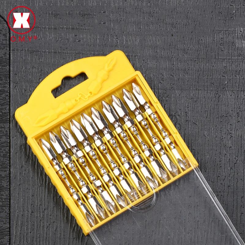 

Slotted screwdrivers phillips screwdriver bit set S2 screw driver bits precision impact driver magnetic ring hexagon impact