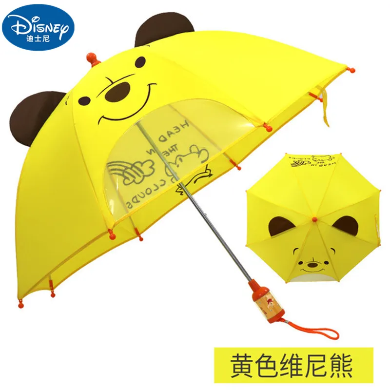 Portable Foldable kids Umbrella boy girl Children  mickey Minnie Parasol Windproof Rain Umbrella Easy Opening Folding gifts images - 6