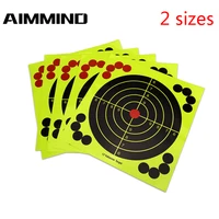 10 pcs hunting training target paper fluorescence sticker shooting gun target paper high quality indoor target paper