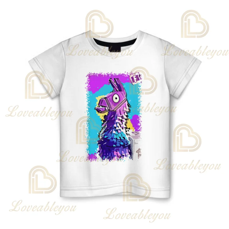 Футболка Fortnite с 3d рисунком для мужчин и женщин детская повседневная короткая