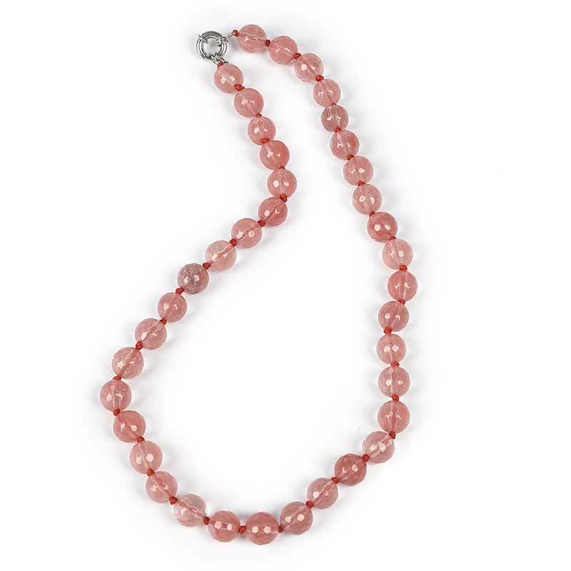 Красивые цветные бусины с красным арбузом 10 мм ожерелье из хрусталя 18 дюймов