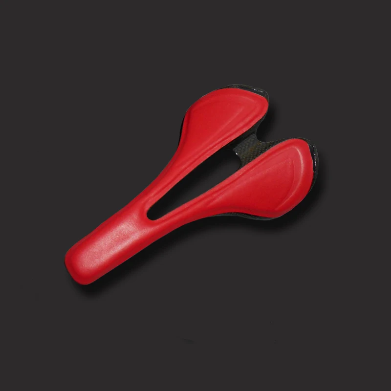 Новые ПУ + углеродное волокно седло дорожного движения горный велосипед