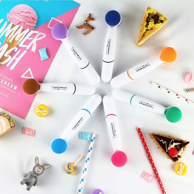 Акварельные ручки 7 цветов водорастворимые нетоксичные набор кистей для детей