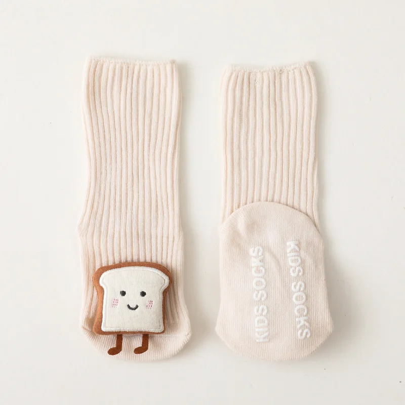Baby Socks Spring Autumn Cartoon Dolls Newborn Socks Anti-slip Floor Socks Infant Toddler Relaxing Cotton Socks Kids Socks