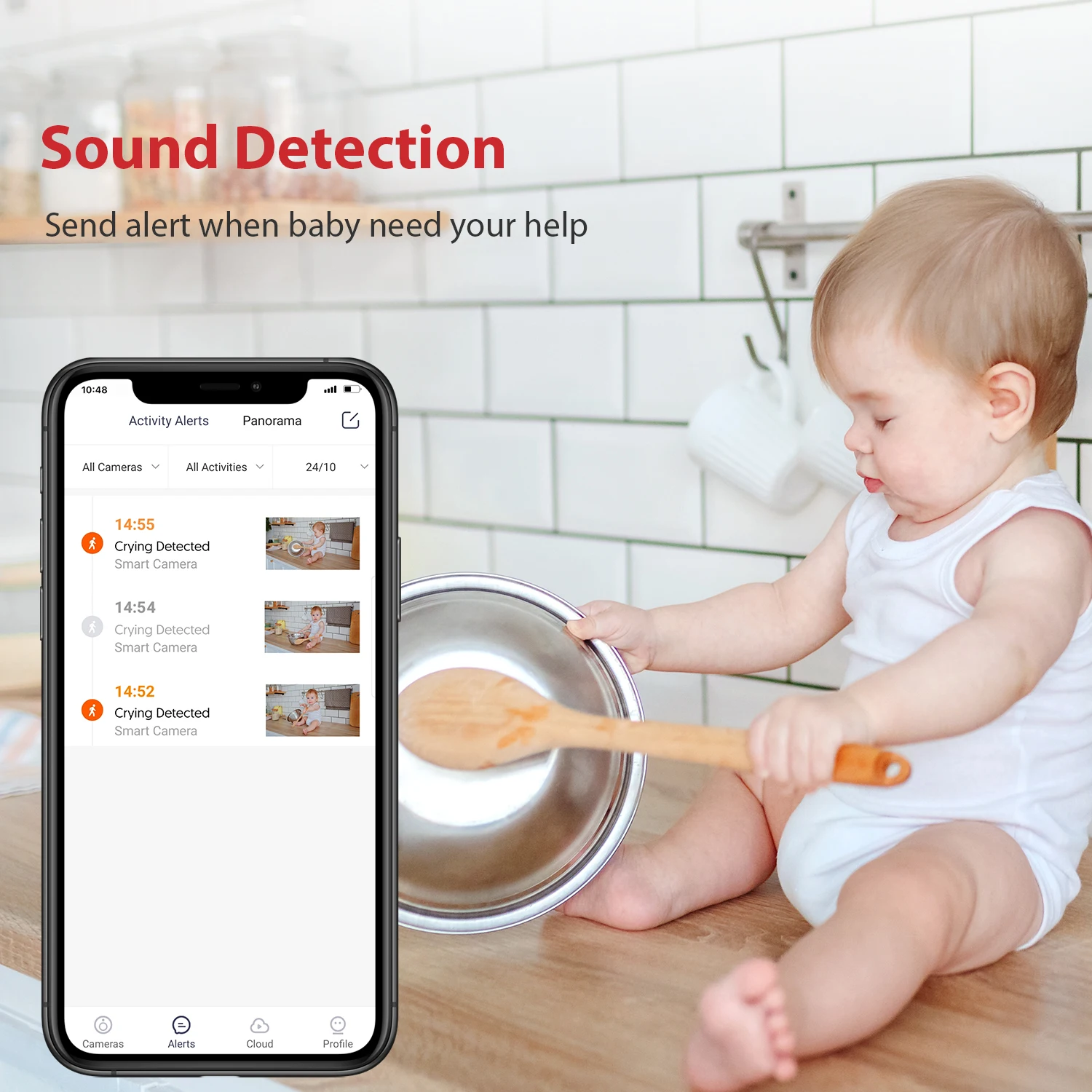 Victure 1080P HD Camera Smart Motion Tracking and Sound Detection Security IP Surveillance Pet Night Vision | Безопасность и