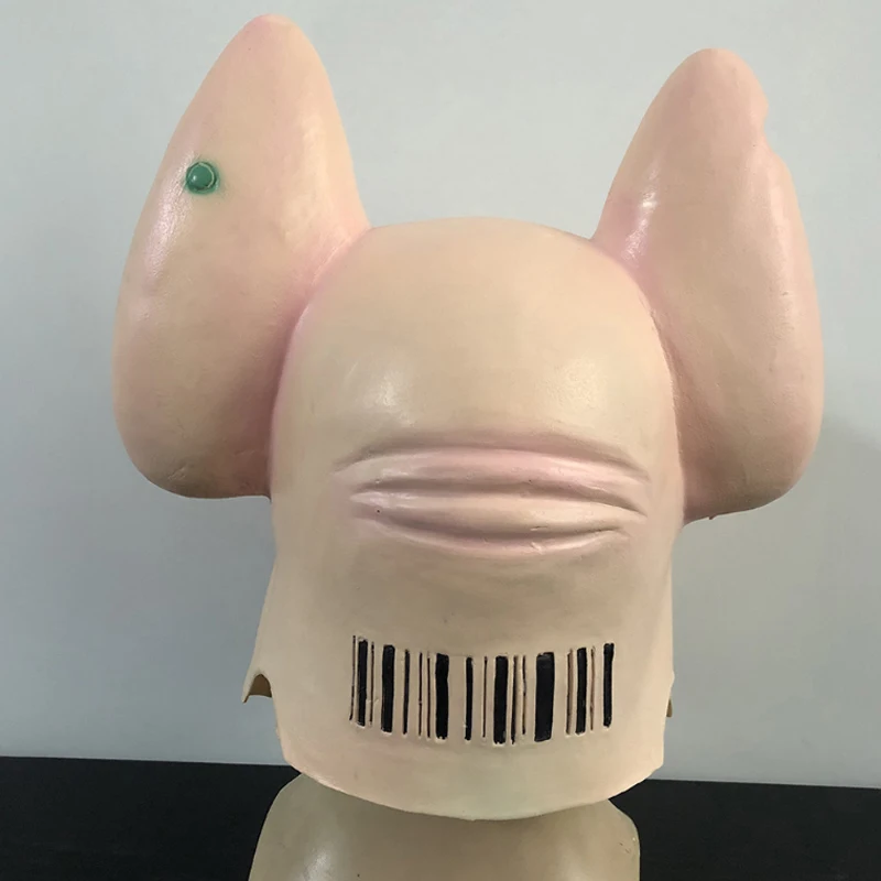 Takerlama Cosplay Watch Mask Pig Head Latex Masks Animal Face Mascarilla Halloween Party Masque Collection Props | Тематическая