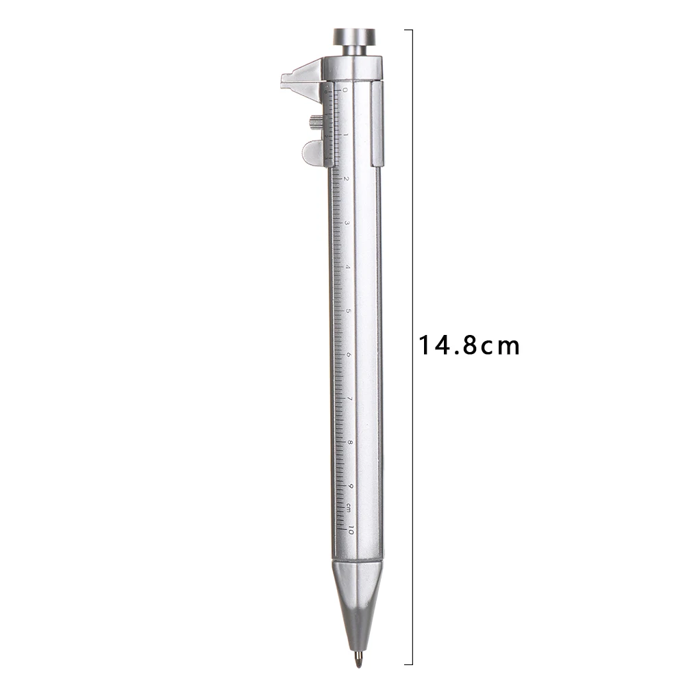 

1PC Plastic Multifunction 0.5mm Caliper Pen Vernier Caliber Roller Ballpoint ScaleRuler Measuring Writing Instrument Stationery