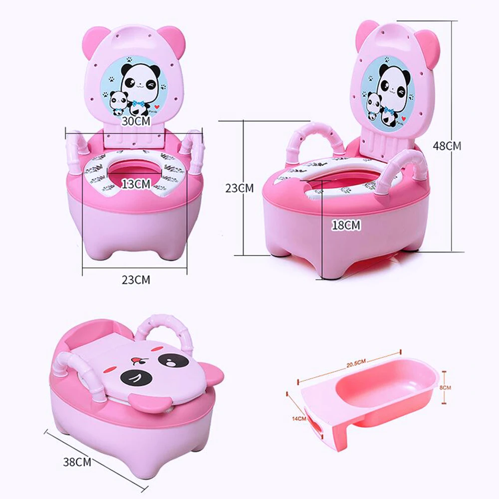 

Baby Potty For Children Boys Toilet Seat Baby Potty Training Seat Girls Portable Toilet Bedpan Comfortable Backrest Cartoon Pots