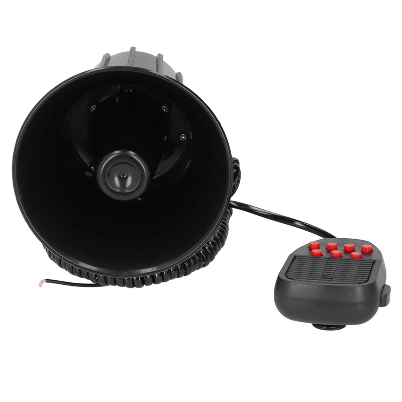 12V 100W 7 Tone Car Truck Speaker with Mic PA System Warning Alarm Police Fire Siren Horn Loud Sound 120Db |