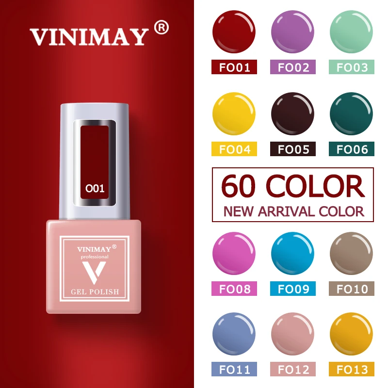 VINIMAY, Новое поступление, 60 цветов, УФ гель лак для ногтей, гель для ногтей, лак, грунтовка, замочить, дизайн ногтей, лак для ногтей, Гель-лак для ногтей