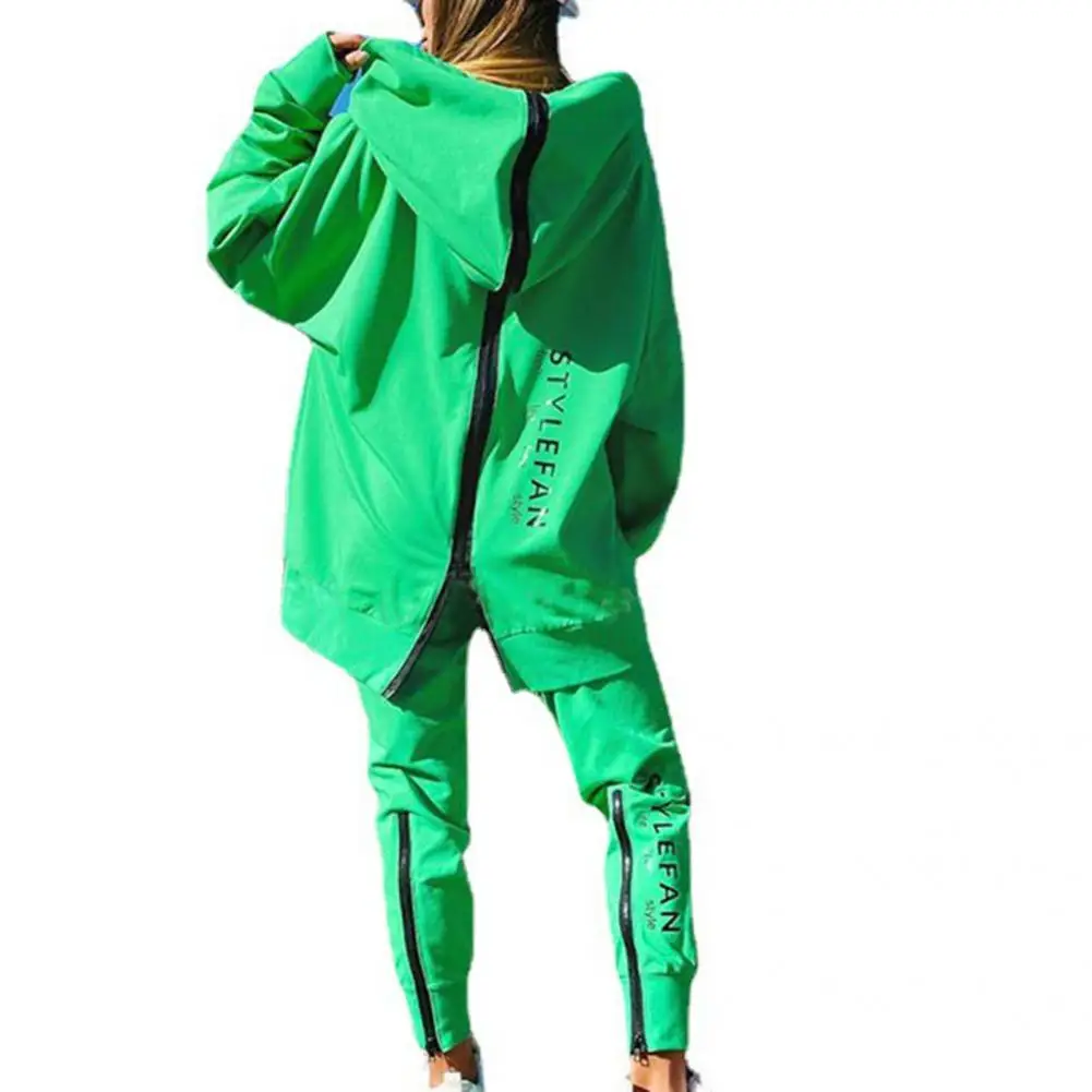 

Классические женские блестящие эластичные манжеты, осенне-зимний женский костюм с надписью на молнии сзади