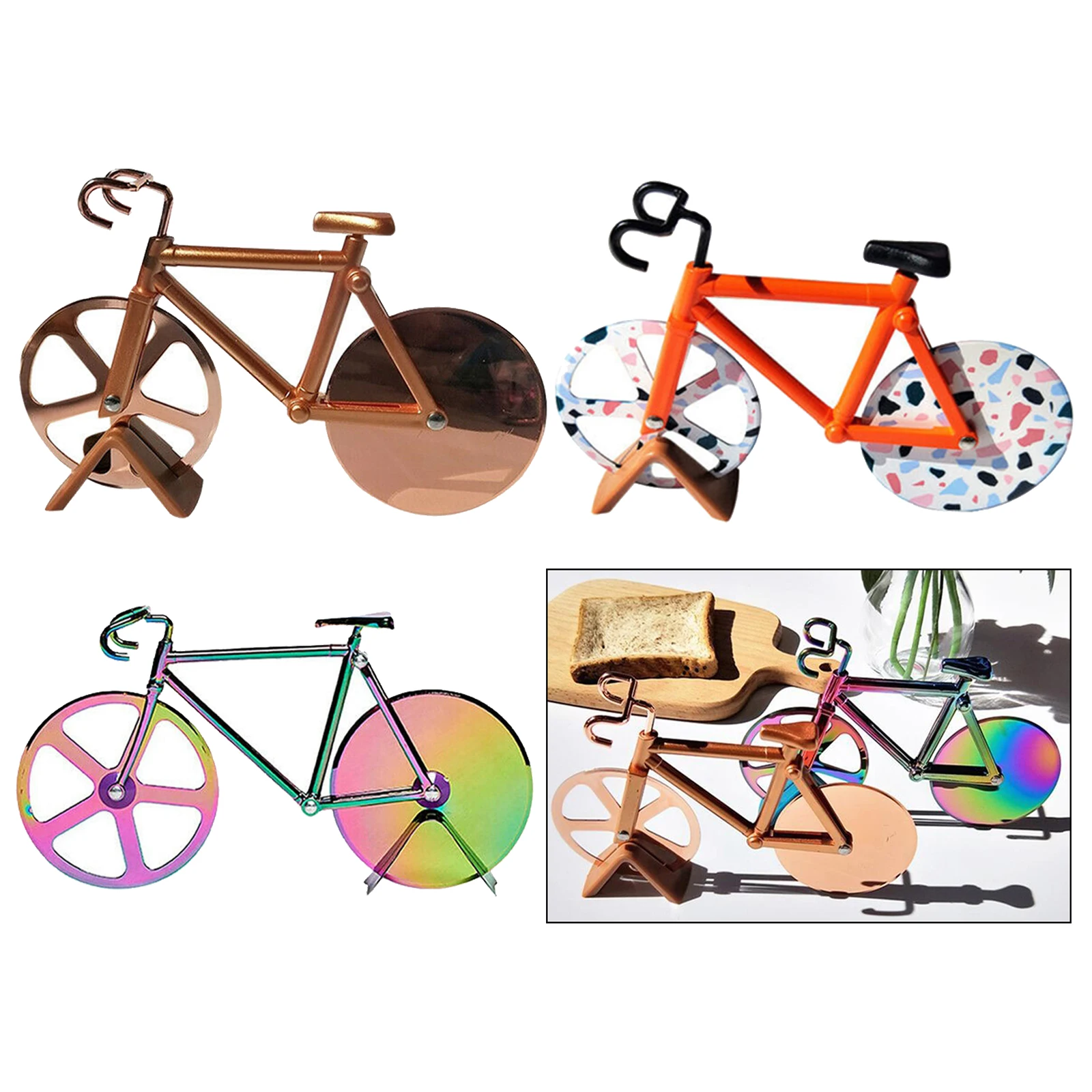 

Bicycle Pizza Cutter Wheel Novelty Bicycle Design Housewarming Gifts