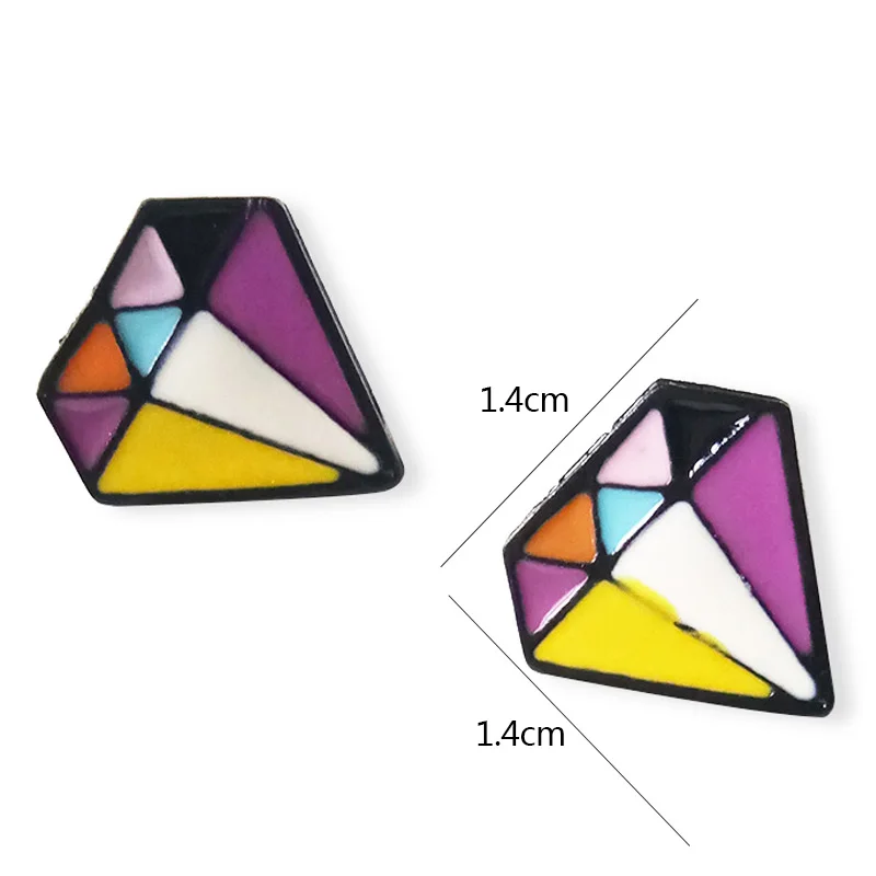 Простые геометрические серьги в Корейском стиле новый темперамент женская мода