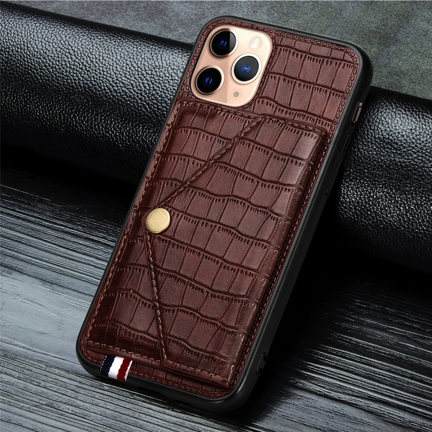 Роскошный откидной Чехол кошелек с отделением для карт Iphone 12 11 Pro X XR XS MAX 6 6S 7 8 Plus