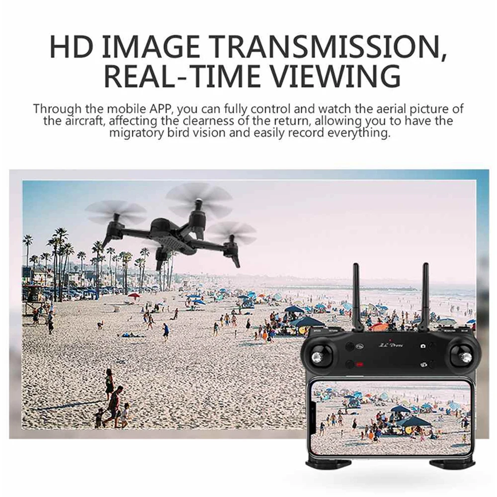 SG106 1080P RC беспилотный смарт Квадрокоптер двойная камера широкий угол оптический