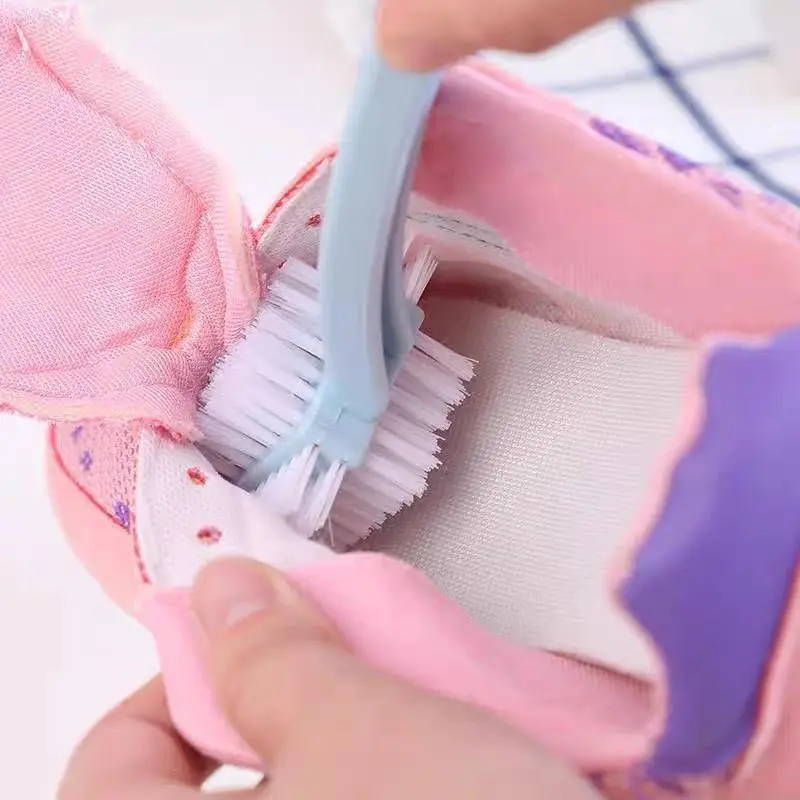 

Five-Side Shoe Brush Double-Sided Ring Decontamination Non-Dead Angle Washing Brush Multi-Purpose Bristle Bathroom Cleaning