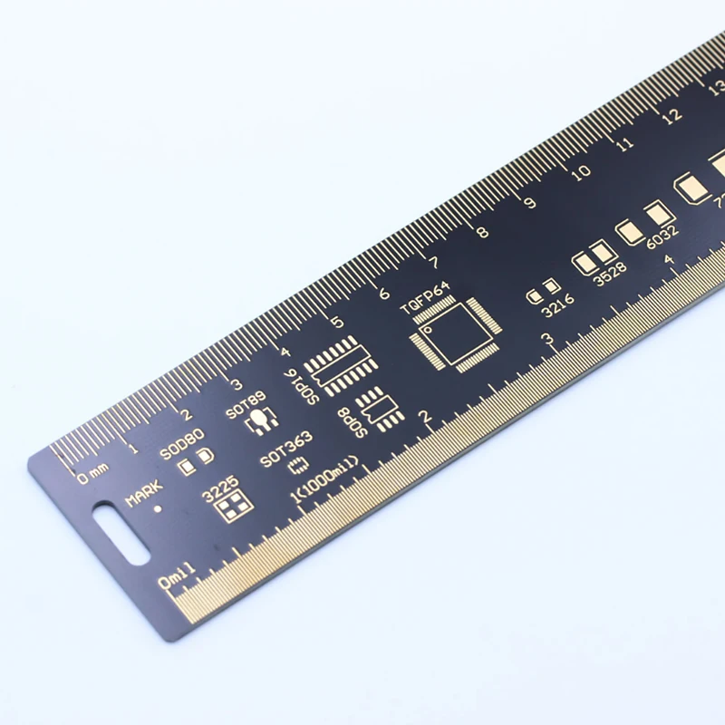 

PCB Ruler For Electronic Engineers For Geeks Makers For Arduino Fans PCB Reference Ruler PCB Packaging Units