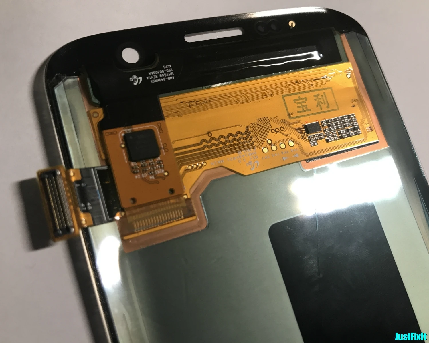 Для samsung Galaxy S7 край G935F G935FD выгорания в тень, ЖК-дисплей, сенсорный экран, дигитайзер, для 5,5 ''Super AMOLED