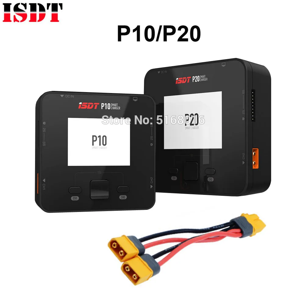 ISDT P10 P20 250WX2 500WX2 DC Двухканальное умное зарядное устройство Dis для LiIon Lipo LiHV RC