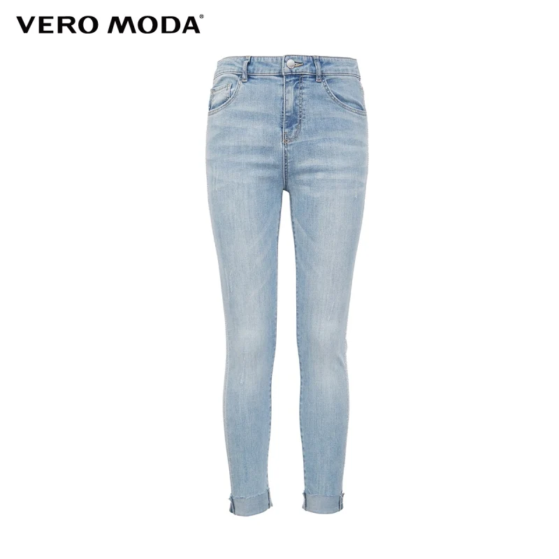 

Vero Moda Women Bright Diamond Trim Slim Cropped Jeans | 32026I517