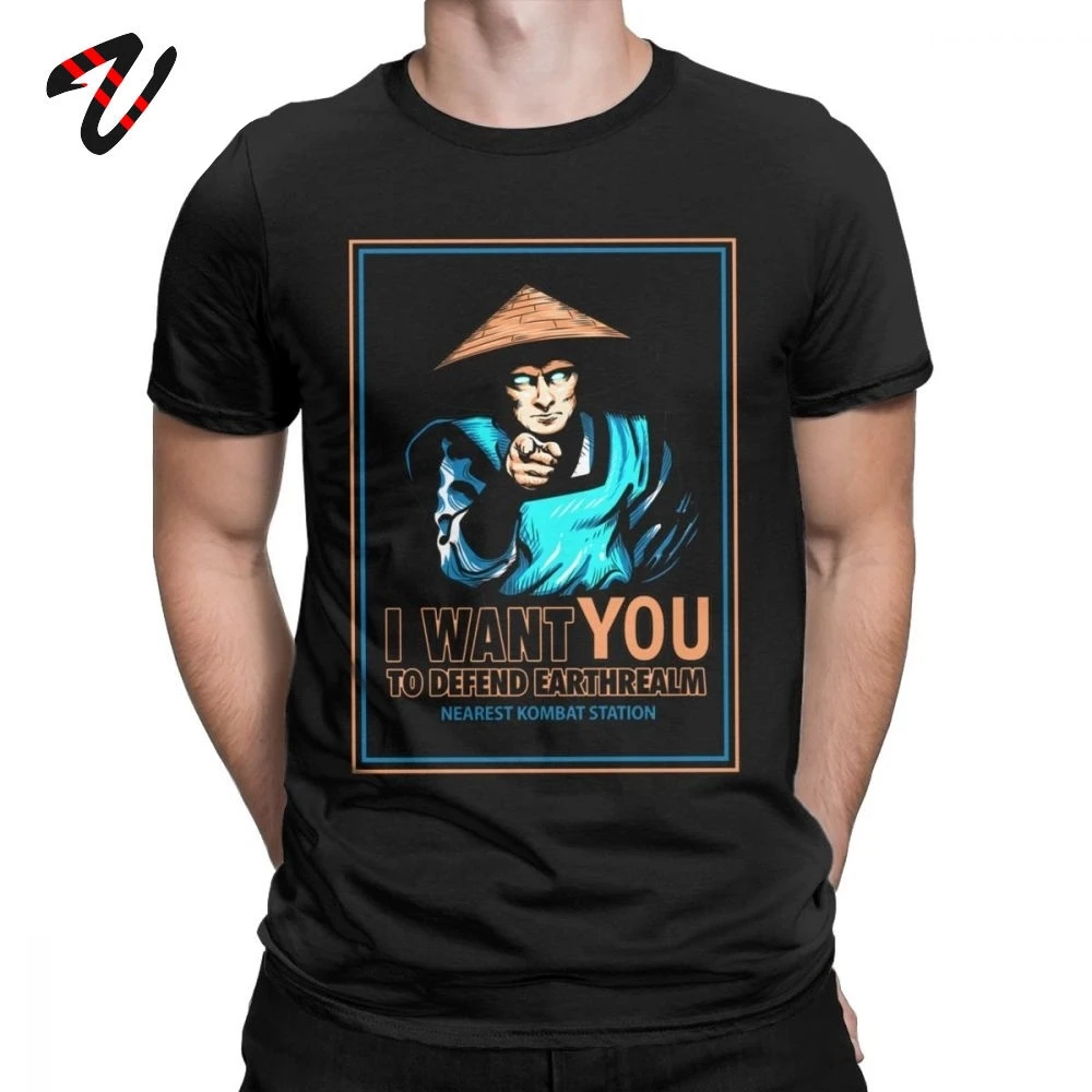 Мужская футболка Raiden I Want You For Mortal Kombat Tees 11 Fighting Game потрясающая хлопковая одежда