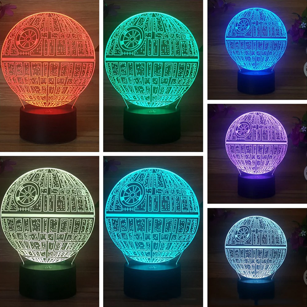 

DIY Night Light Base 3D LED Table Lamp Holder Remote Control/Touch Switch For Christmas Festival Party Bedroom Lighting Decor