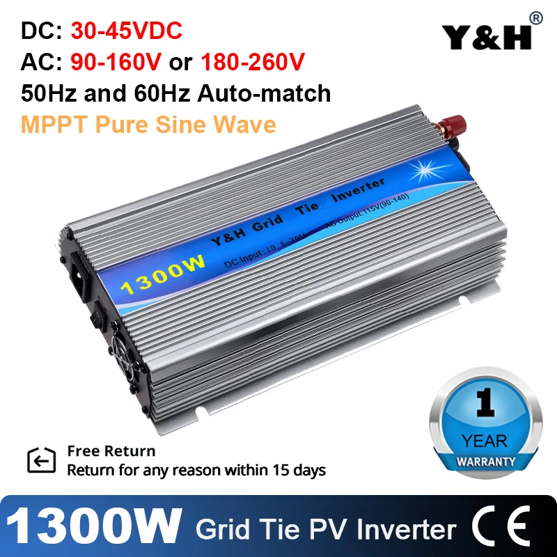 Инвертор для солнечной панели 1300 Вт точный синусоидальный сигнал | Строительство