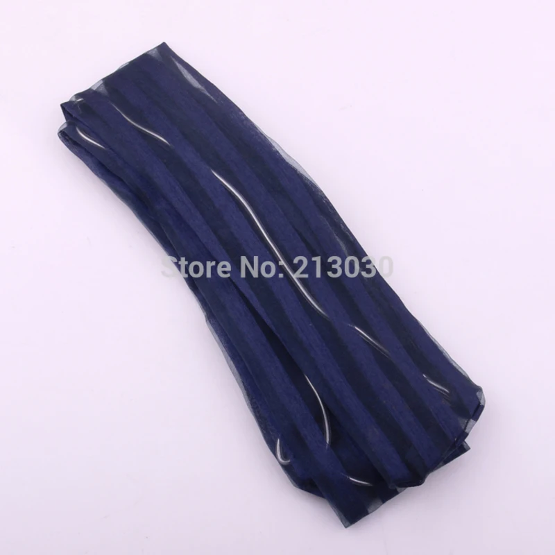 Модные аксессуары для волос девочек розовая лента прозрачная из органзы