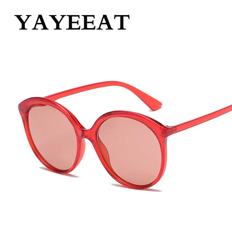 Cheap Brand Oversized Sunglasses Women Round Female Transparent Frame Sun Glasses For Ladies Designer Eyewear | Аксессуары для