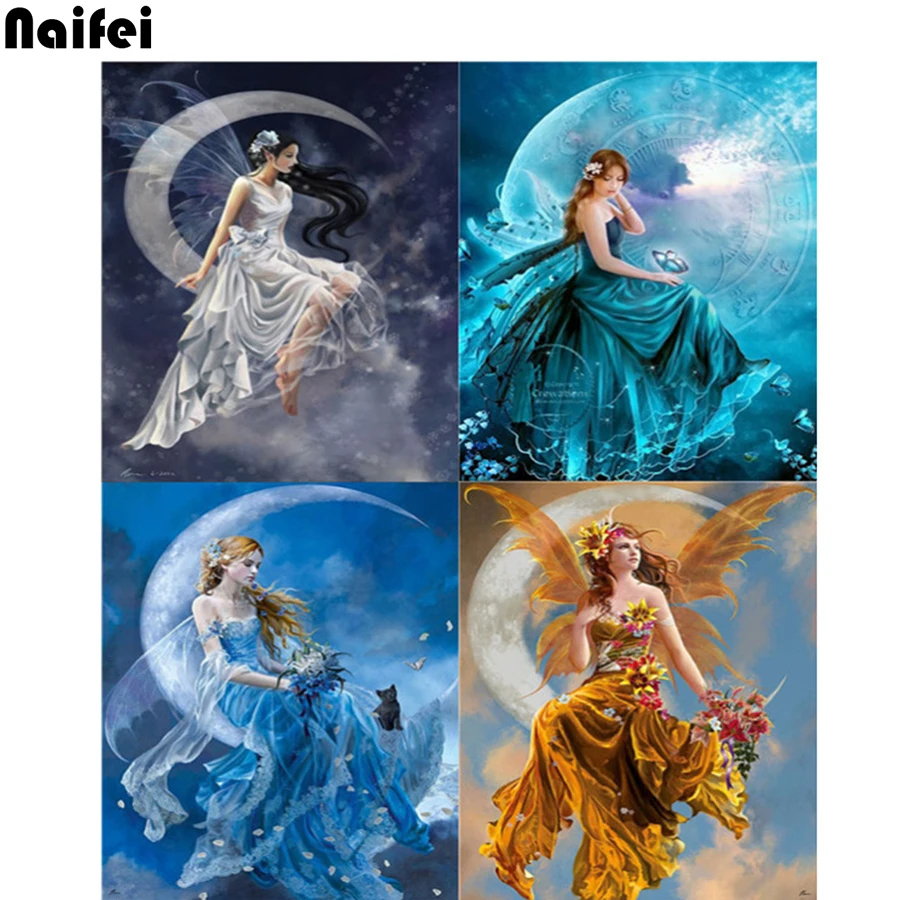 Алмазная 5d картина сделай сам с ангельским узором алмазная Сказочная стразы