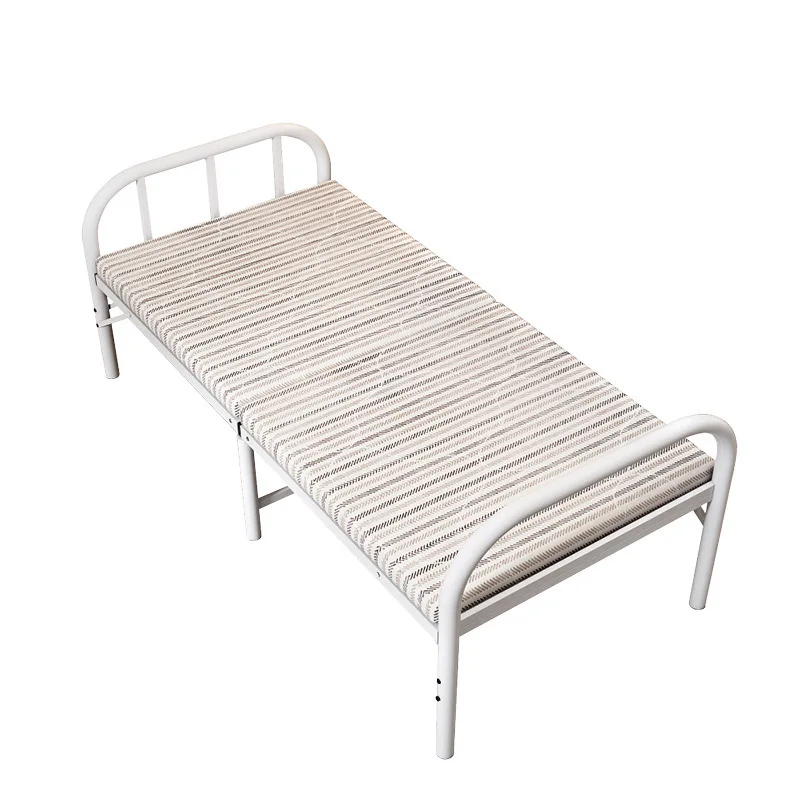 Foldable Blue Furniture School Kindergarden Bed Solid Plastic Children Bed Sleeping Bed 188*75cm
