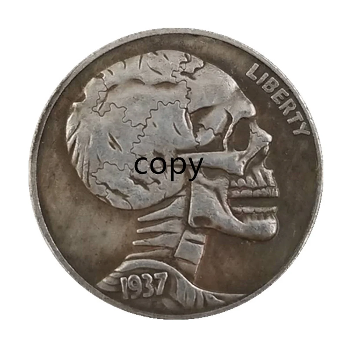 

Skeleton bison HOBO COIN Rangers COIN US Coin Gift Challenge REPLICA Commemorative Coin - REPLICA Coin Medal Coins Collection