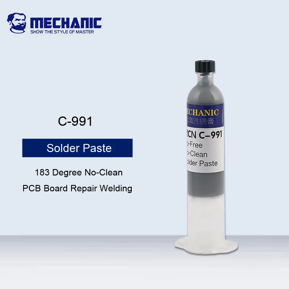Механик 183 градусов без очистки паяльная паста для материнской платы печатной