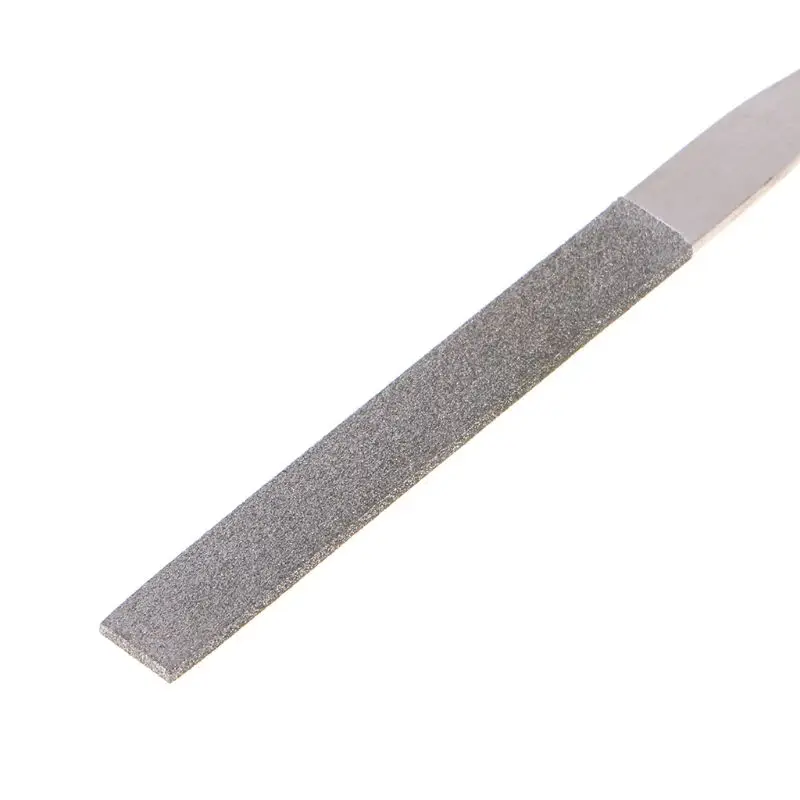 

1 шт. 180 мм резиновая ручка длинная художественная рукоделие двустороннее Алмазное покрытие плоская пилка шлифовальный инструмент ручной инструмент