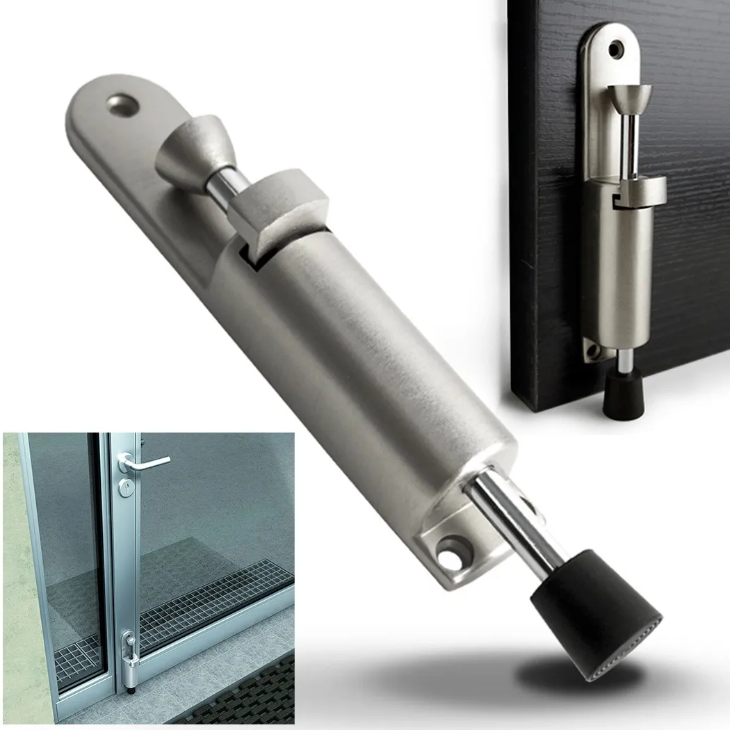 

1 Piece Silver Door Holder Door Stopper Door Brake Zinc Alloy Door Stop Stopper Holder Door Hardware Accessories Hot！