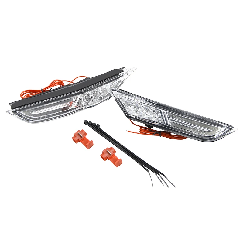 2x подходит для Nissan GT R R35 2007 2017 горки белые светодиодные дневные ходовые огни бега