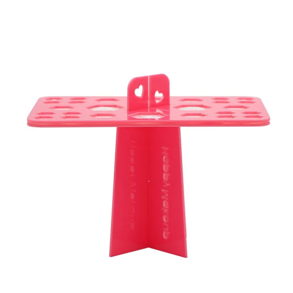 26 квадратное отверстие подставка для косметических кистей Складная стойка в