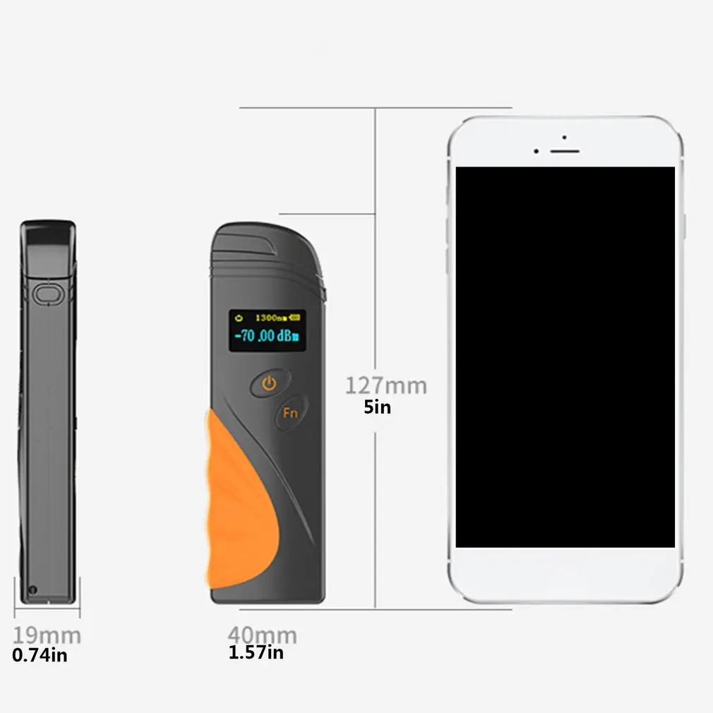 

Lithium Battery Mini Clamshell Optical Power Meter High-precision Handheld Light Decay Tester Light Inspection Tool