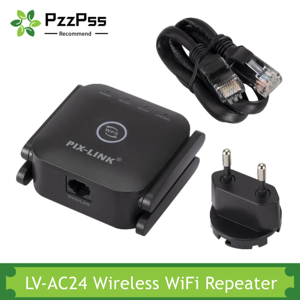 WI-FI ретранслятор PzzPss LV-AC24 2 4/5 ГГц Мбит/с 802.11N | Компьютеры и офис