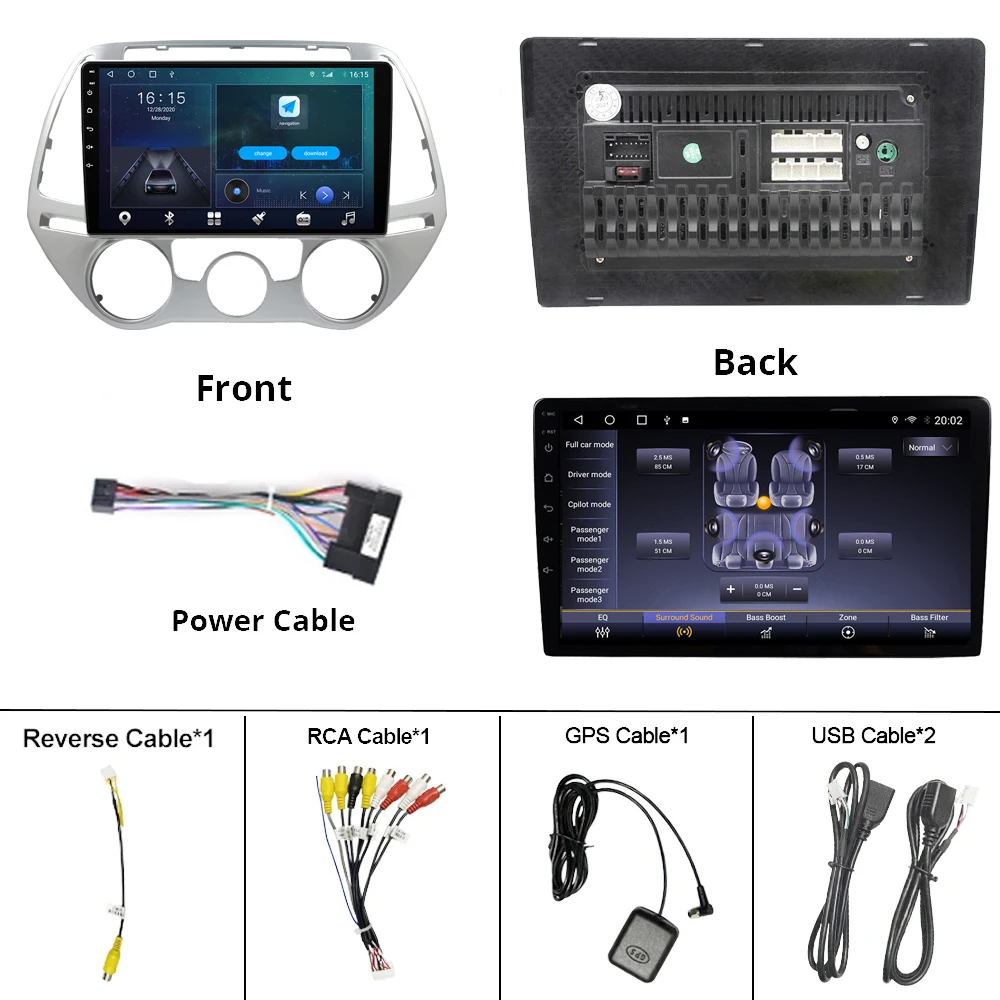 

2DIN Android10 Car Radio For Hyundai I20 2012-2014 GPS Navigation Stereo Receiver Auto Radio DSP Car Video Car Multimedia Player