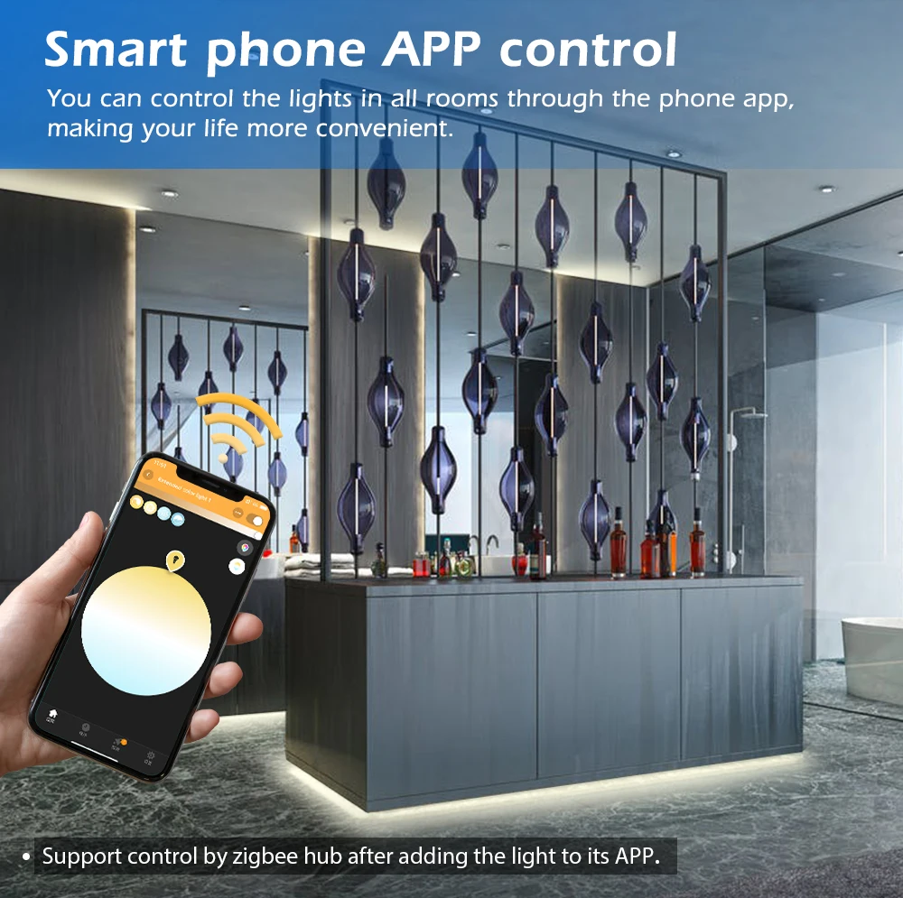 G светодиодный OPTO Zigbee 3 0 Pro WW/CW Светодиодный Управление Смарт-приложение голосовой